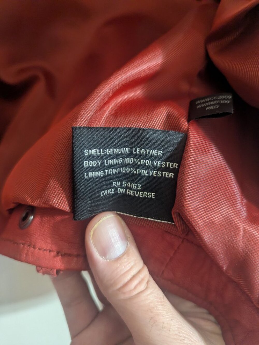 Black Rivet Women Size M Red Leather Jacket - Picture 7 of 13